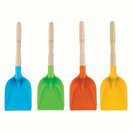 Schep met Houten Steel Kleur, 34cm