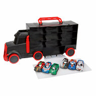 Turbo Racers Vrachtwagen met 6 Pull-back Raceauto&#039;s