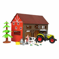 Ackers Ville Boerderij met Tractor Licht en Geluid Speelset, 12dlg.