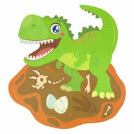 Little Stars Foam Vloerpuzzel Dino, 36st.