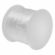 Colorations - Transparant Elastisch Koord - 25 m,  1 mm