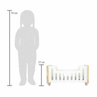 Small Foot - Houten Poppenbed Wit Little Button