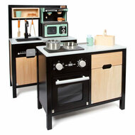 Small Foot - Houten Industriele Keuken met Keukeneiland, 18dlg.