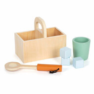 Small Foot - Houten Industriele Keuken met Keukeneiland, 18dlg.