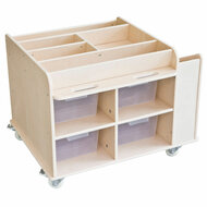 Classic World Houten Opbergmeubel op Wielen
