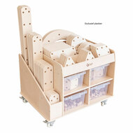 Classic World Houten Opbergmeubel op Wielen