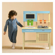 Classic World Houten Buiten Speelkeuken met Accesoires, 7dlg.