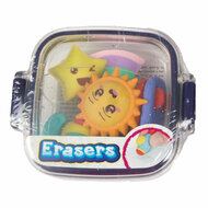 Gummen Mini Set in Glitterdoosje - Zon en Ster, 5dlg.