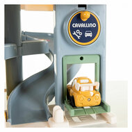 Cavallino Luxe Garage met Auto&#039;s Pastelkleuren