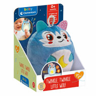 Clementoni Baby Twinkle Winkle Kleine Wolf Blauw Knuffel Nachtlamp