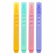 Bruynzeel Markeerstiften Set Pastel 4 Kleuren