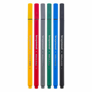 Bruynzeel Fineliner Set Basis 6 Kleuren