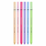 Bruynzeel Fineliner Set Pastel 6 Kleuren