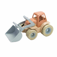 Dantoy Tractor met Voorlader Blauw/Oranje, 30cm