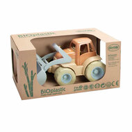 Dantoy Tractor met Voorlader Blauw/Oranje, 30cm