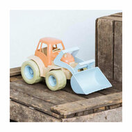 Dantoy Tractor met Voorlader Blauw/Oranje, 30cm