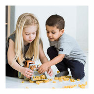 Dantoy Tractor met Voorlader Blauw/Oranje, 30cm