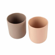 Dantoy Bekerset Mokka/Beige, 2dlg.