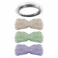Macrame Flessen Decoreren met Bloemen