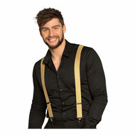 Bretels Basic Goud