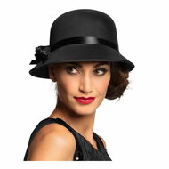Hoed Charlestion Lady Zwart