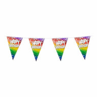 Vlaggenlijn Happy Birthday, 6m
