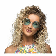 Partybril Hippie XL Groen