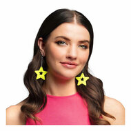 Oorbellen Neon Geel