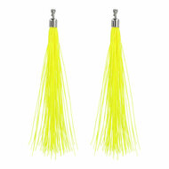 Oorbellen Festival Neon Geel, 20cm
