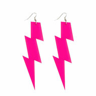 Oorbellen Flash Neon Roze