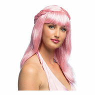 Pruik Roze