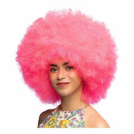 Pruik Sugar Neon Roze
