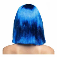 Pruik Dance Blauw
