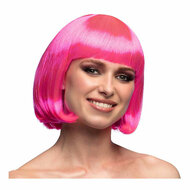 Pruik Cabaret Roze