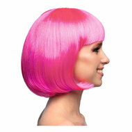 Pruik Cabaret Roze