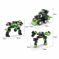 Titans Robot Bouwblokjes Bouwset 3-in-1