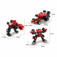 Titans Robot Bouwblokjes Bouwset 3-in-1