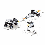 Titans Robot Bouwblokjes Bouwset 3-in-1