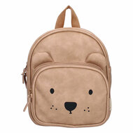 Kidzroom Rugzak Porto Beary Excited Leer