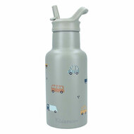 Kidzroom Drinkfles Sweet Sips Voertuigen, 350ml