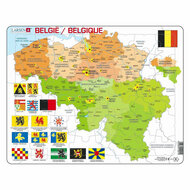 Larsen Legpuzzel Kaart Belgie, 48st.
