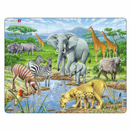 Larsen Legpuzzel Dieren - Afrikaanse Savanne, 65st.