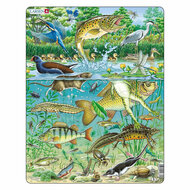 Larsen Legpuzzel Dieren - Vijver, 50st.
