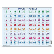 Larsen Legpuzzel Leren Rekenen - Tafels, 80st.