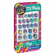 Clementoni Crazy Chic Press &amp; Go Nagels - Pop