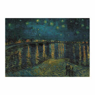 Clementoni Legpuzzel Kunstwerken Sterrennacht boven de Rh&ocirc;ne, 1000st.