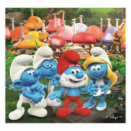 Clementoni Legpuzzel Square Smurfs, 3x48st.