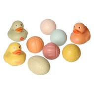 Badspeelgoed Set Met Sensorische Badballen &amp; Badeendjes Pastel