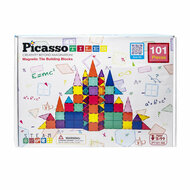 PicassoTiles Play Set - Magnetische Bouwtegels, 101dlg.