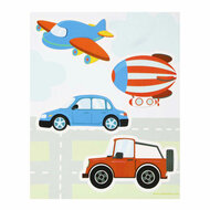 Raamstickers Voertuigen, 16x21cm